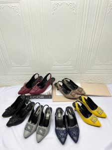 Sepatu Heels 3 cm Bumat P51 bahan Doff tali belakang