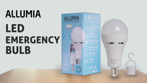 ALLUMIA Bulb Emergency Rechargeable Lampu Led 24 Watt 6500K Putih Cool Daylight Lampu Bohlam Rumah U03
