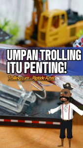 UMPAN PANCING LURE TROLLING RIPTIDE AZTEC FLOATING ACTION 14.1 CM 47.7 GRAM MINNOW TROLLING LURE