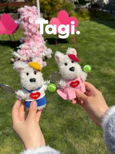 Tagi. Haha & Popcorn Tennis Bag Pendant