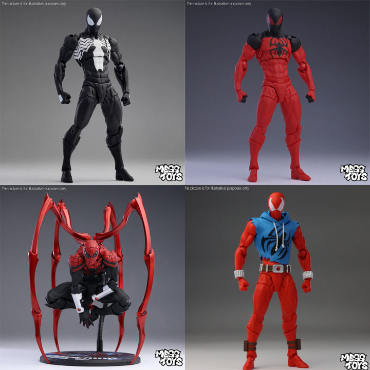 MESS TOYS スカーレットネイバー 1/12 新品未使用 Bandai | Original Mess Toys Spiderman Figure Black Suit Neighbor
