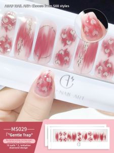 Waterproof Long-lasting No Top Coat 3D Brightening Nail Polish Stickers