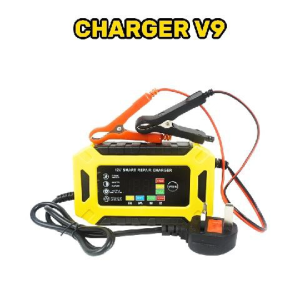 12V6A 12V 6A LED Display Battery Charger Motorcycle Lead Acid Smart Restore Charge Pulse Repair Pengecas Bateri Kereta