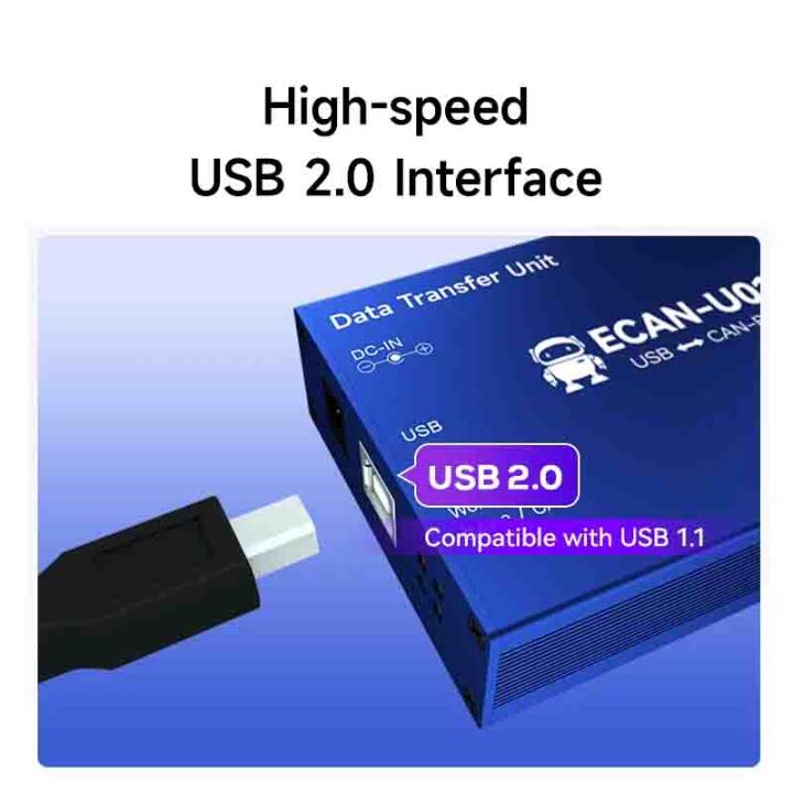 CAN to USB Converter CAN2.0 Debugger Bus Analyzer XHCIOT ECAN-U01S CAN ...