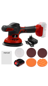 Six-speed Cordless Car Waxing Polisher เครื่องขัดไร้สาย เครื่องขัดสีรถไร้สาย เครื่องขัดสีเครื่องขัดสีแบบไร้สาย เครื่องขัด แว็กซ์และขัดเงา เครื่องทำความสะอาดพื้นผิว เรียบ เครื่องขัดสีรถยนต์ ขัดสีไร้สาย ตรงปกใช้งานได้จริง มีการรับประกันจากผู้ขาย