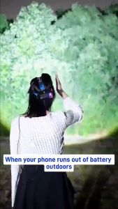 Penerangan terus menerus selama 800 jam LED senter super terang lampu depan luar yang kuat lampu depan tahan air sensor gerak senter berkemah senter kepala super terang / Senter Kepala Super Terang Tahan Air / senter terang jarak jauh