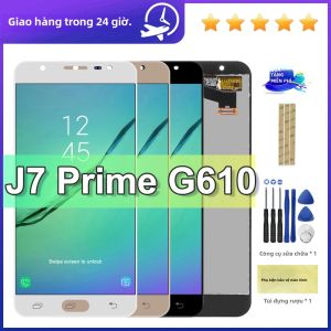 Samsung J7 Prime G610F Màn Hình LCD Hiển Thị Bộ Số Hóa Màn Hình Cảm Ứng Thay Thế Màn Hình Điện Dung Cho G610 G610M Điện Thoại Di Động