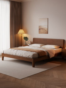 DONGMU | Modern Simple 1.8m Solid Wood Bed
