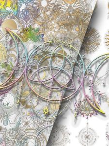 สติ๊กเกอร์เลเซอร์สีสันสดใส 100 ชิ้น เครื่องประดับตกแต่งพื้นผิวโต๊ะหินธรรมชาติแบบเรียบง่ายและสร้างสรรค์สำหรับหอพักนักเรียน