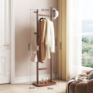 TINGXU | Corner Space-saving Coat and Bag Rack