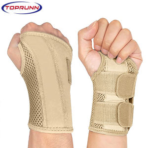 1Pcs Adjustable Wrist Brace Night Support for Carpal Tunnel with Double Splint & Therapeutic CushionHand Brace for Pain Relief
