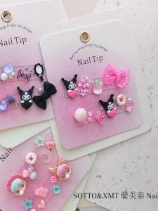 Cute Resin Butterfly Knot Pearl Nail Decoration Material Kit Cartoon Style Nail Art Accessories Chinese Brand Xingmeitai