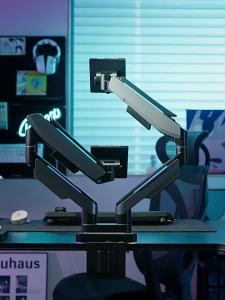 HumaneX | Heavy Duty Dual Screen Monitor Stand 20kg
