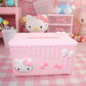 Cartoon Cute Girl Xinmao Bedroom Childrens Room Trash Can Bathroom Kitchen Living Room Tissue Box Paper Extraction Box