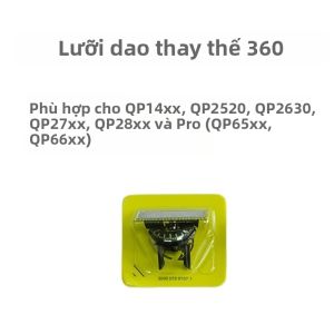 VGR | Lưỡi Dao Thay Thế 360 Flex Blade Cho Tay Cầm Máy Cạo Râu QP2520 QP2630 QP6530 - Phụ Kiện Đầu Thay Thế Máy Cạo Râu Điện Tương Thích Với QP6510/20 & QP2515