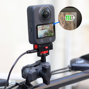 Quick Release Magnetic Mount for DJI Osmo 360 Action Camera Charging Base USB C Port 1/4 Tripod Selfie Stick Motorcycle Holder