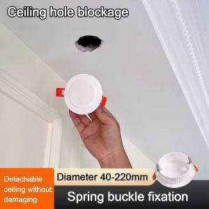 MYTHIS Plastic Wall Hole Cover Round Snap-on Reserved Drill Hole Cap Useful Various Size Decorative Hole Plug