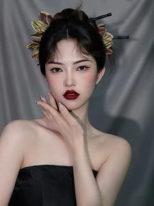 New Chinese Style Wedding Hairpin Bride Headwear Evening Gown Cheongsam Morning Robe Wine Offering Ceremony Hair Accessories