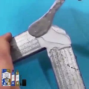 100g Metal Repair Glue (A+B) Casting Repair Glue Sealant High Temperature Resistant For Metal Casting Defect