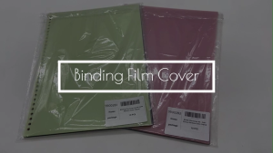 Magic photo A4 Size Binder Loose Plastic Cover PP Color Hard Covers Binder Ring Notebook Cover School Supplies