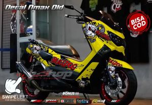 decal nmax Bulldog sticker variasi motor nmax