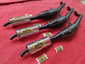 KNALPOT FIZ R STANDAR RACING COPY AHM/VND MODEL PEPET/SIRIP KNALPOT FIZ R ORIGINAL DPL MUFFLER