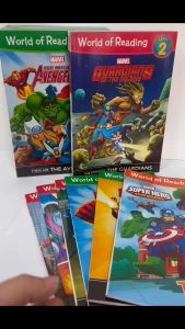 31 volumes of Marvel Avengers graded books Marvel World of Reading Pre1+L1+L2 English original childrens comics Color