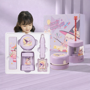 deli | Childrens Day Back-to-School Gift Kit Electric Pencil Sharpener