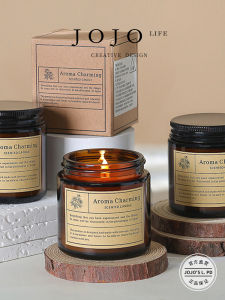 Indoor Use Soy Wax Candle Fragrance Essential Oil Aromatherapy Candle Mr Grocery Jojos L.P.D Scented Candle Clean Home