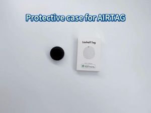For Air Tag Protective Case Waterproof Shockproof Air Tag Adhesive Mount 3M VHB Adhesive Sticker Air Tag Holder GPS Tracker Cover Ultra-Durable Screw-On Design Find Your Bike Car Skis Wallet & More(Only for iOS)