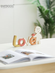 Đồ Trang Trí Bàn Phòng Khách EMITDOOG Cặp Đôi Kết Hôn Quà Tặng Bạn Thân Trang Trí Nhà Phong Cách Hoạt Hình
