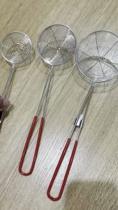 Vợt Vòng Inox múc trân châu topping múc lẩu dễ dàng bằng thép không gỉ tiện lợi