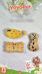 yoyopet : Catnip Doll ตุ๊กตาสอดไส้แคทนิป ของเล่นแมว ของเล่นสัตว์เลี้ยง แก๊งสัตว์เลี้ยงผองเพื่อนสุดน่ารัก