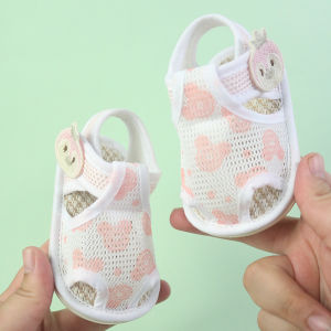 Breathable Summer Slip-On Shoes for Babies 0-1 Year Old Boys And Girls Soft Bottom Anti-Slip Crawling Shoes Comfortable Cotton Upgraded Version