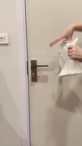 ถุงขยะขาวขุ่น skd ใช้ใส่ถังขยะใส แบบพับ ไม่มีกลิ่น ถุง ขยะ kgdrug.center thailand