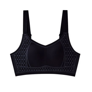 Miiow | Sports Bra Womens Anti-Sagging Large Chest Illusory Small New 2025 MiiOW Cat Person Underwear Beautiful Back Gathered Full Cup