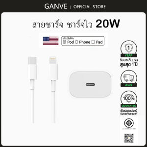 Ganve ไอโฟน PD 45W charger หัวชาร์จ (รูเสียบสายแบบ Type-C ชาร์จไวยิ่งขึ้น) Fast Charge Adapter