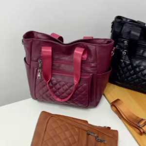 Tas Wanita Bisa Selempang Ada Resleting Kapasitas Besar Tas Tenteng Wanita Baru 2025 Tas ibu Pengajian Tas Kondangan Slingbag Tas Wanita Fashion