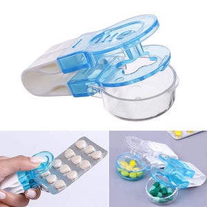 YESPERY เครื่องจ่ายกล่องใส่ยาเม็ด พกพา เม็ดยา ขนาดเล็ก สะดวก กล่องกล่องเก็บของ Samsung สำหรับการเดินทางบ้าน