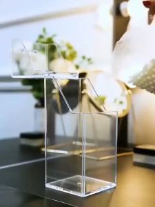 ที่ใส่แปรงแต่งหน้า พร้อมไข่มุกน่ารักๆ ABS ที่เก็บแปรงแต่งหน้า