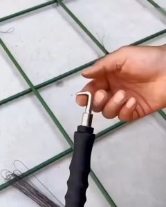 Rebar Tying MachineTwister for Construction Site Concrete Metal Wire Twisting Hook Fence Pull Tool Curved Hook