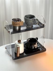 จัดระเบียบสต็อกครีมดูแลผิวหน้า Acrylic ชั้นวางของสำหรับหน้าต่างห้องน้ำ ชั้นวางของสำหรับเครื่องหอม ชั้นวางของสำหรับแก้ว ชั้นวางของสำหรับห้องนอน