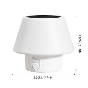 Solar Table Lamp Outdoor Indoor Portable Camping Solar Mushroom Lamp 4 Modes Waterproof Patio Garden Bedroom Yard Restaurant Bar