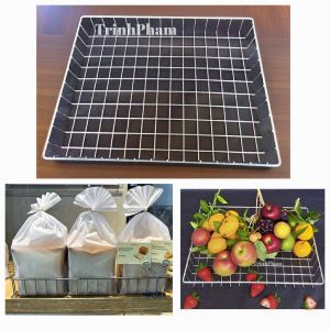 Rổ Inox Trưng Bày Thực Phẩm Trong Siêu Thị