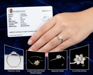 0.20carat ring rositas k18 white gold Japan setting