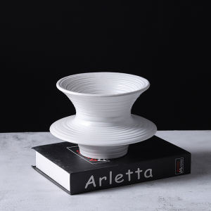 ของตกแต่งบ้านเซรามิกเรขาคณิตโมเดิร์นเรียบง่าย ของตกแต่งสไตล์บ้านแบบตัวอย่างห้องน้ำ ของตกแต่งห้องรับแขก