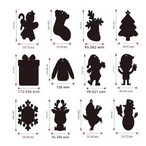 12 Chiếc Giấy Cào Cầu Vồng Ma Thuật Quà Tặng Tiệc Giáng Sinh Thích Hợp Cho Các Hoạt Động Lớp Học Ngày Lễ Ngày Trẻ Em Trang Trí Tiệc Sinh Nhật