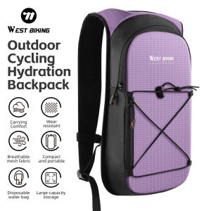 WEST BIKING Lightweight Cycling Backpack 7L Bike Bag Outdoor Running Hiking Climbing Cycling Hydration Backpack Bike Accessories