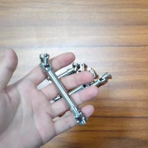 Stainless Steel Drive Shaft 5mm Universal Joint Driveshaft for 1/10 RC Rigs Crawler SCX10 Pro TRX4 High Trail TF2 VS4-10 CC02