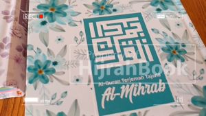 COD Bayar di Tempat Al Quran Wanita Al Mihrab B6 Rinbow Cover Milenial Terjemah dan Tajwid Berwarna